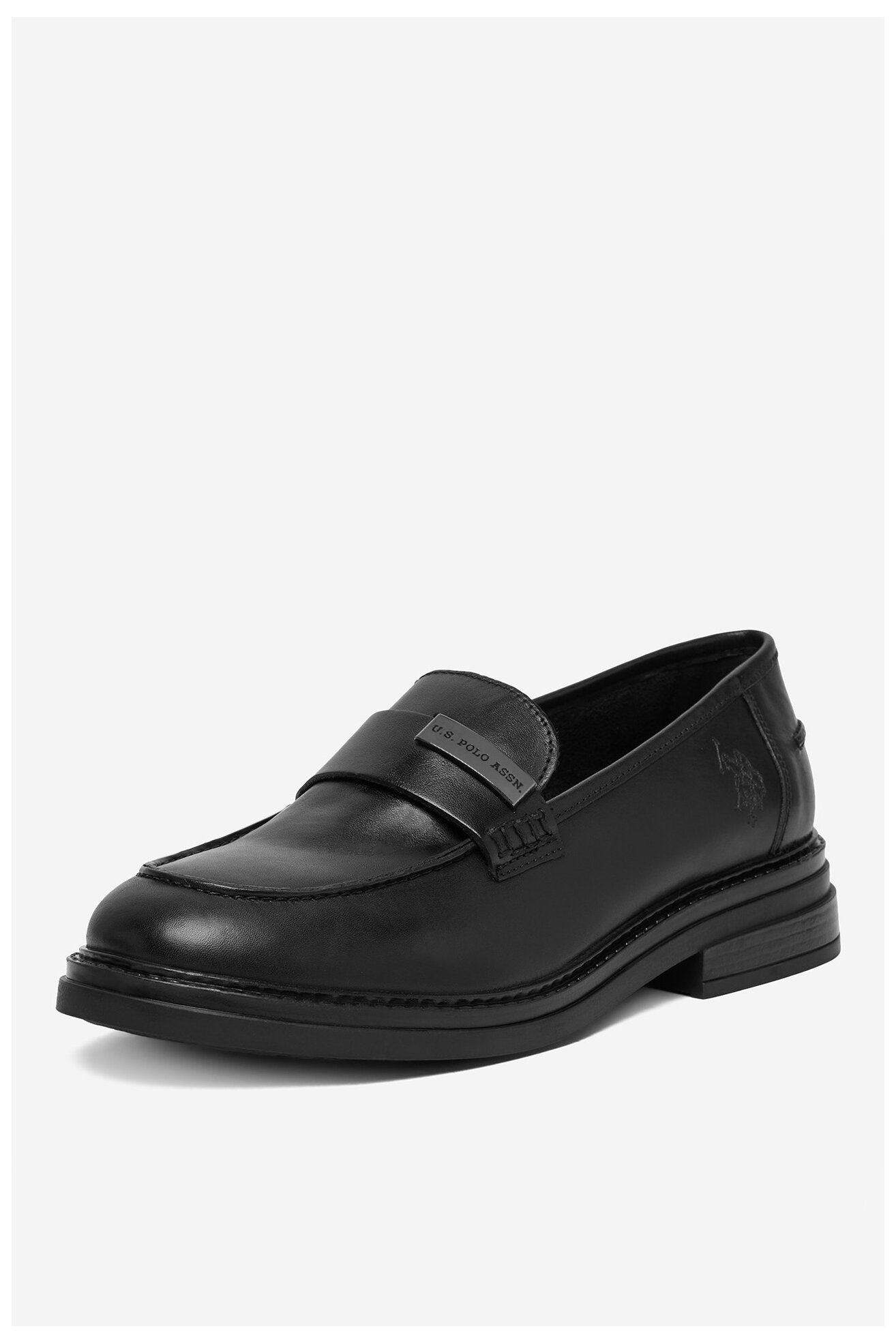 Mokasyny U.S. POLO ASSN. EO-ALYA001W/6L1 Czarny