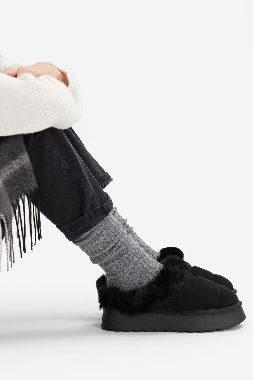 Badura - Śniegowce skórzane ocieplane - 5906751419250