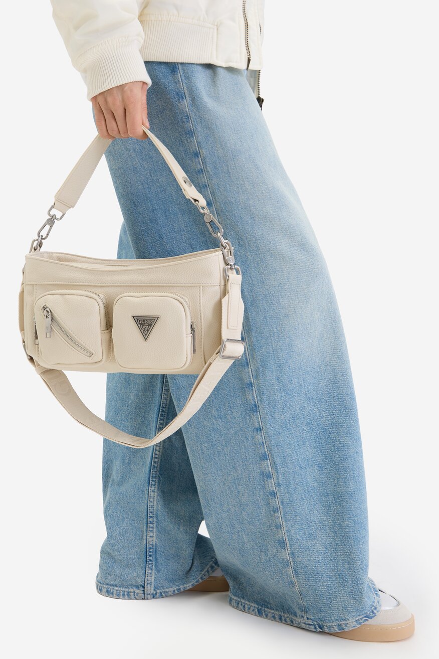 
                Сумка З Ремінцем GUESS JEANS ІВОРИ - 5906751878095