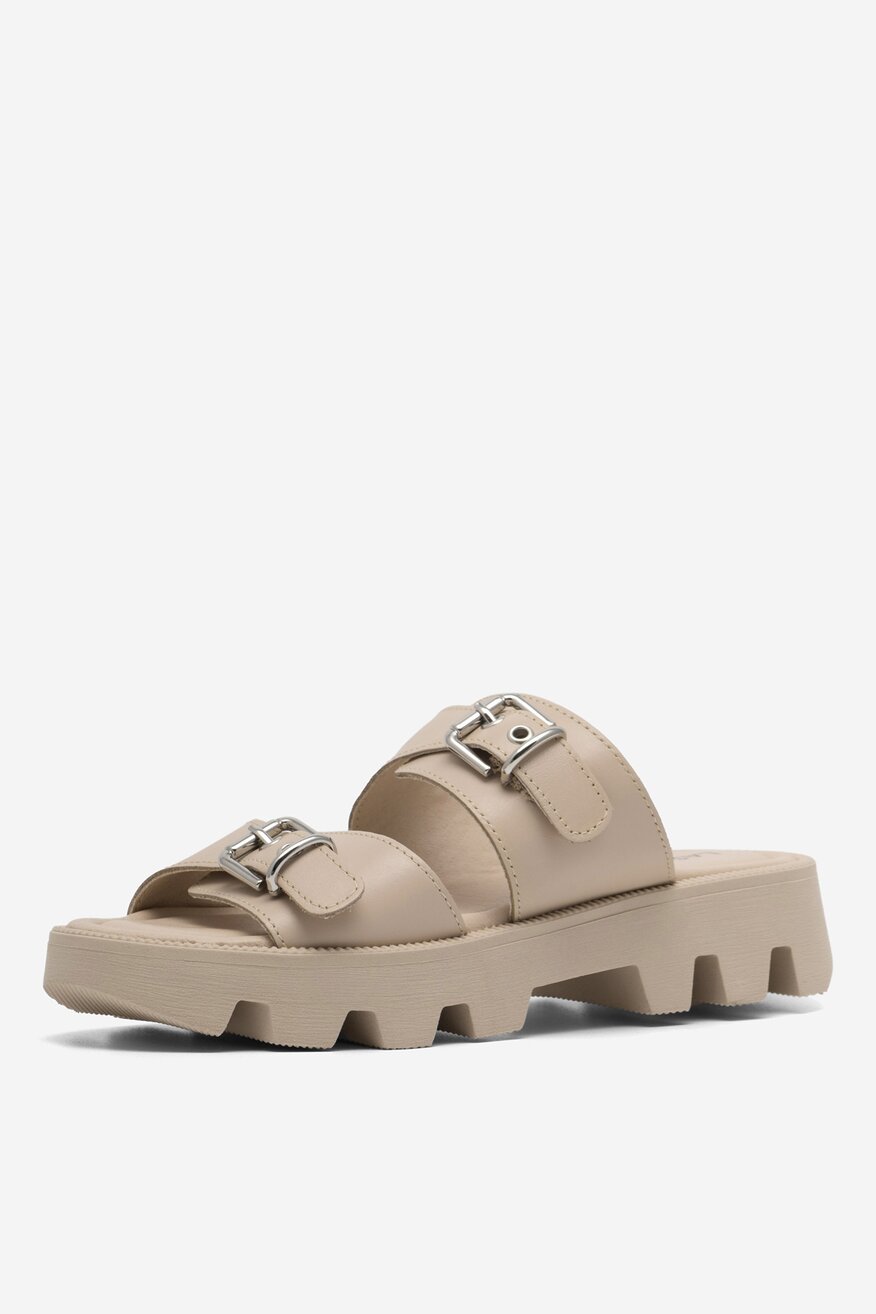 
                Lasocki - Klapki skórzane - 5904862811789