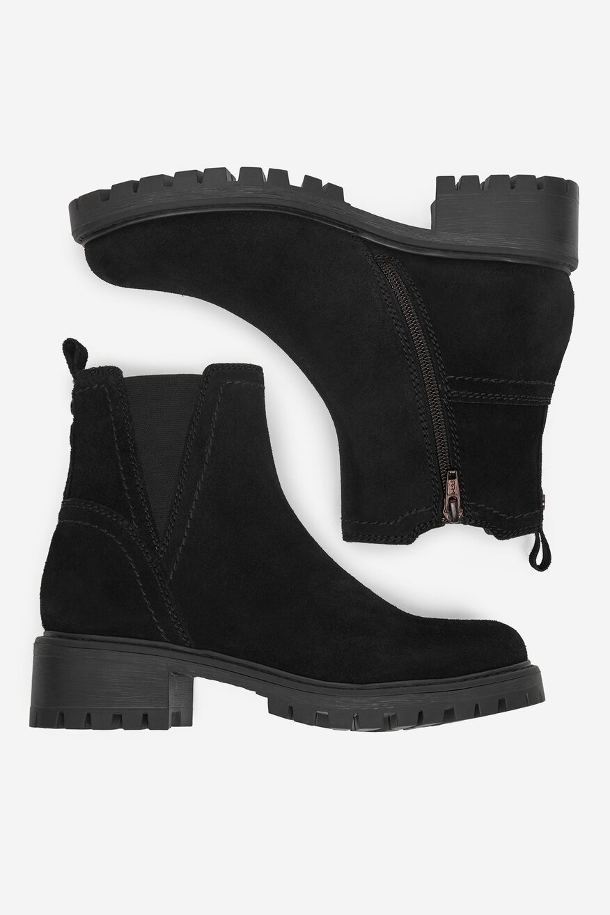 
                Lasocki - Botki skórzane ocieplane - 5906751227305