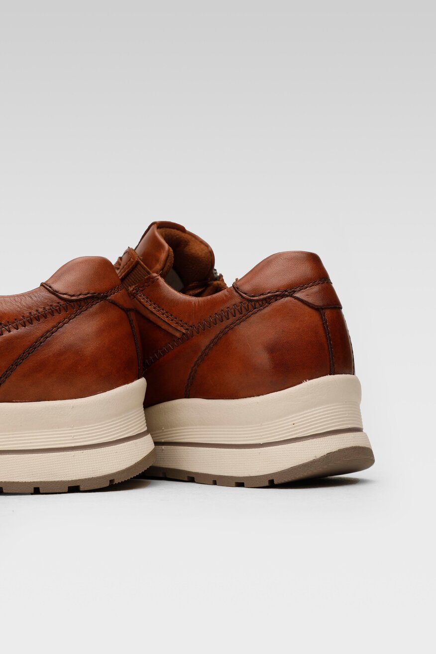 
                Tamaris - Skórzane półbuty brązowe - 5903698968339