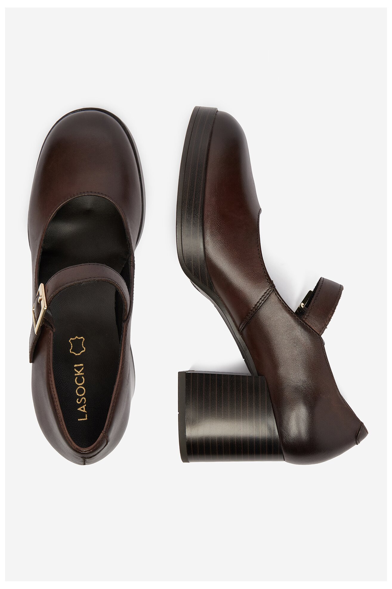 Czółenka Lasocki CEO-WB-ROSA-SH-01 Brązowy
