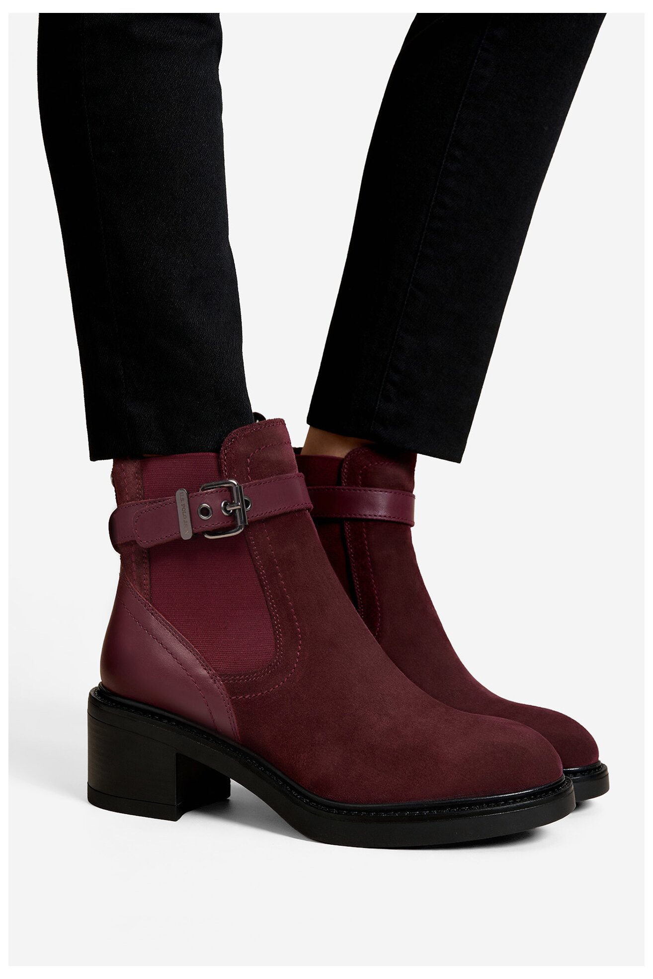 Bokacsizma U.S. POLO ASSN. CEO-KATERI001W/ELE1 BORDÓ