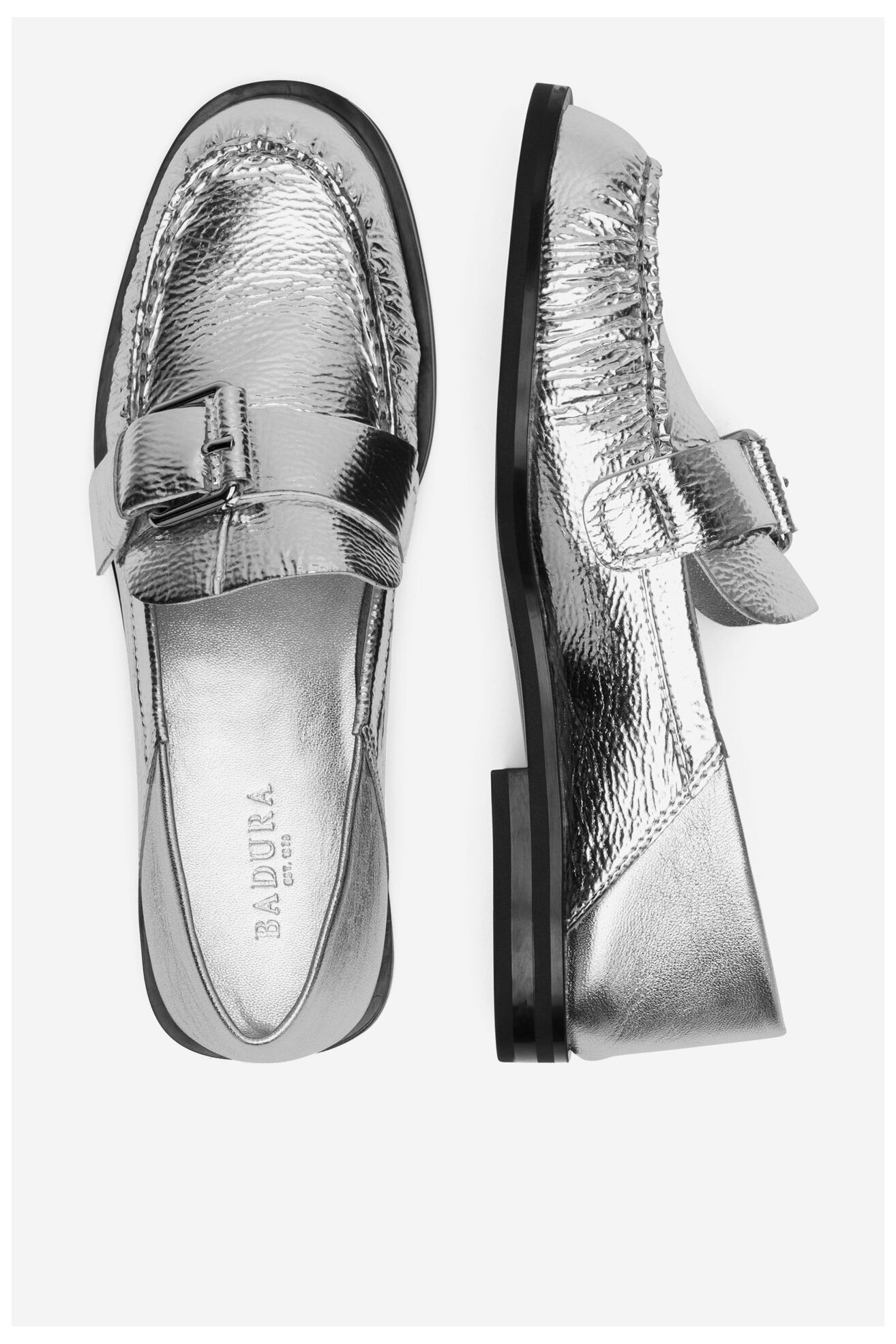 Mokasyn Badura CAMELLIA-V1792-255 Srebrny