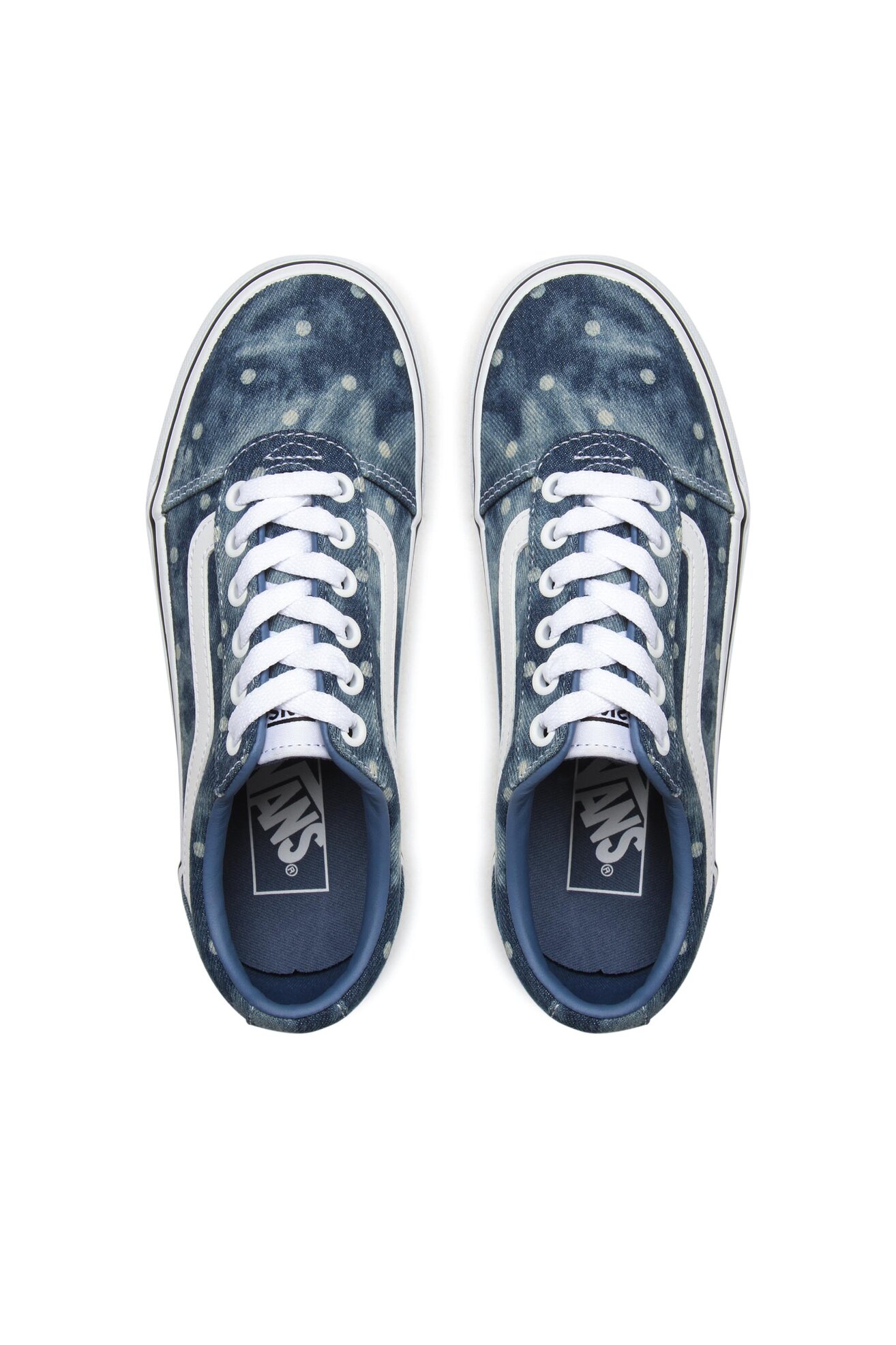 Trampki Vans WARD PLATFORM VN0A3TLCBBC1 Jeansowy