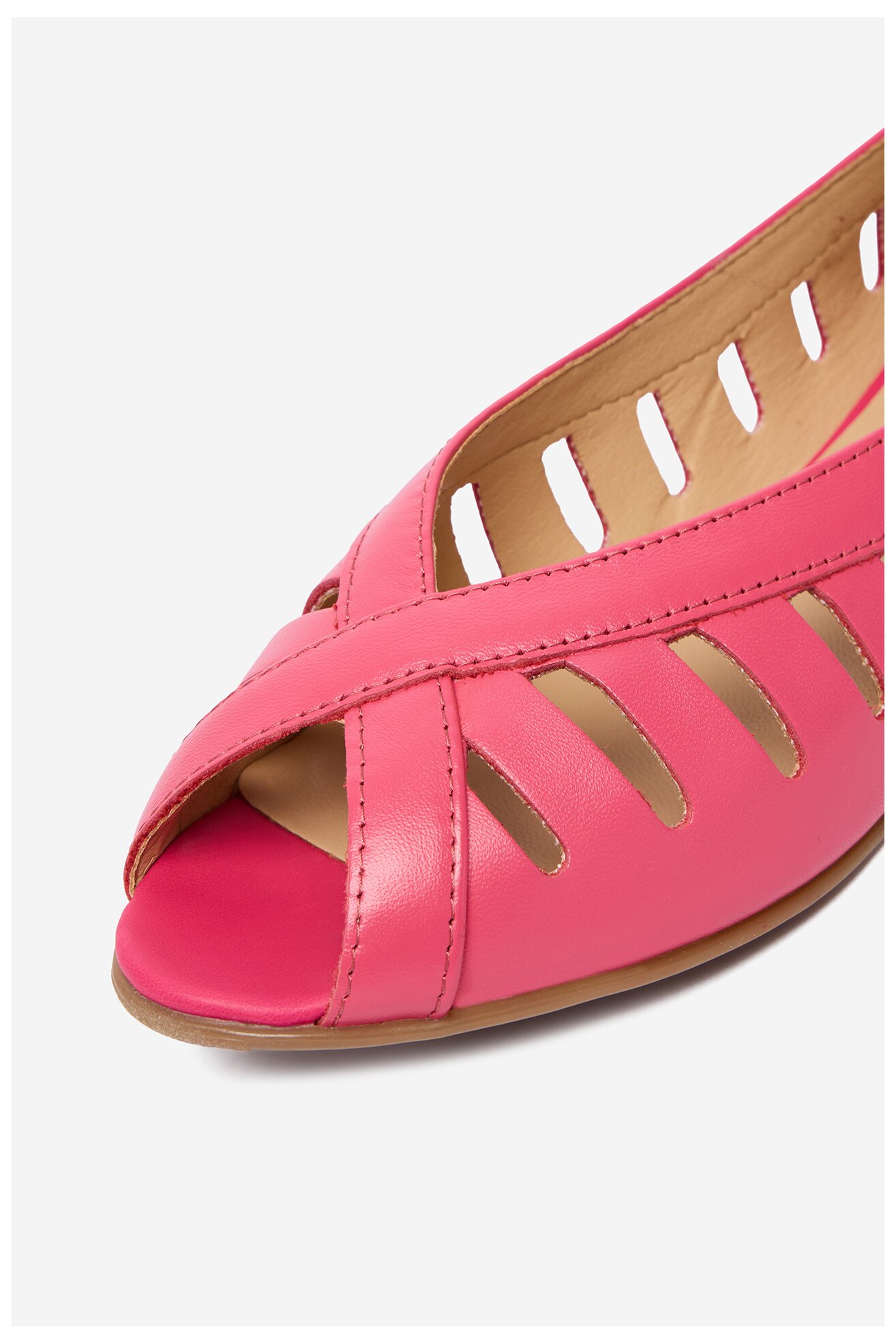 Baleriny Lasocki CEO-RST-ERICA-66 Różowy ciemny