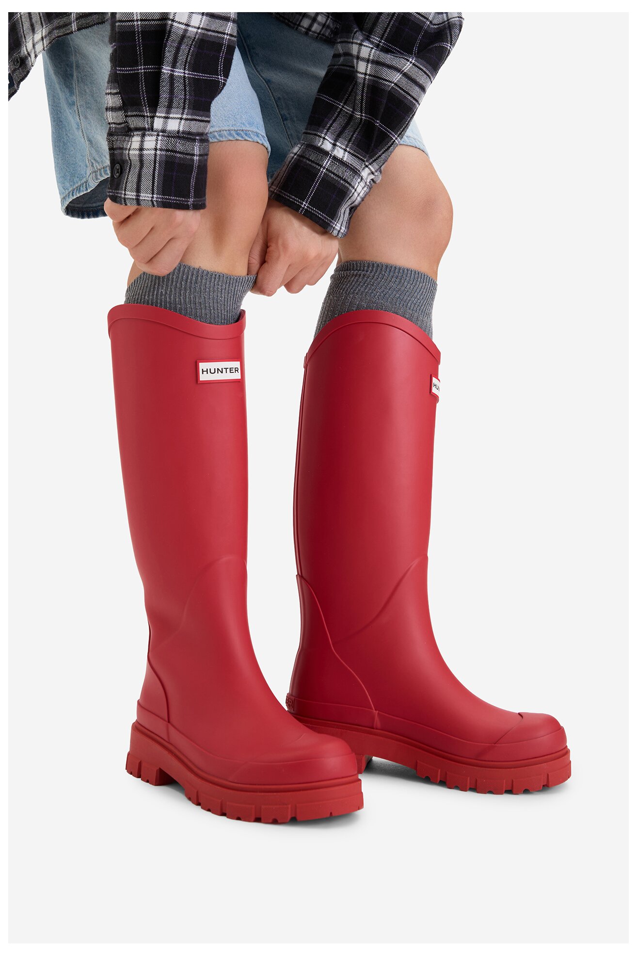 Гумаки HUNTER EO-SJY-01 ЧЕРВОНИЙ