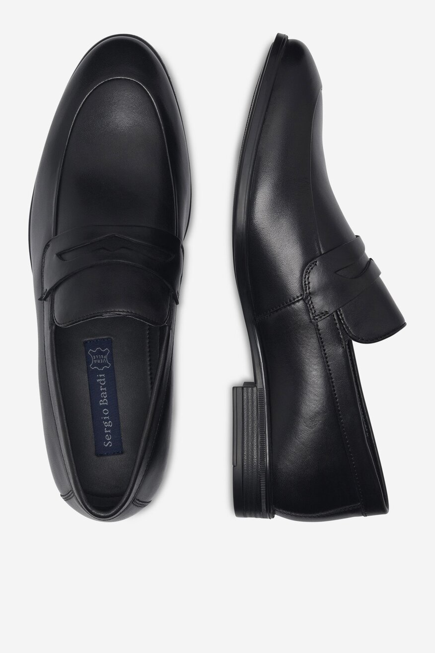 Sergio Bardi - Loafersy skórzane - 5905588503705