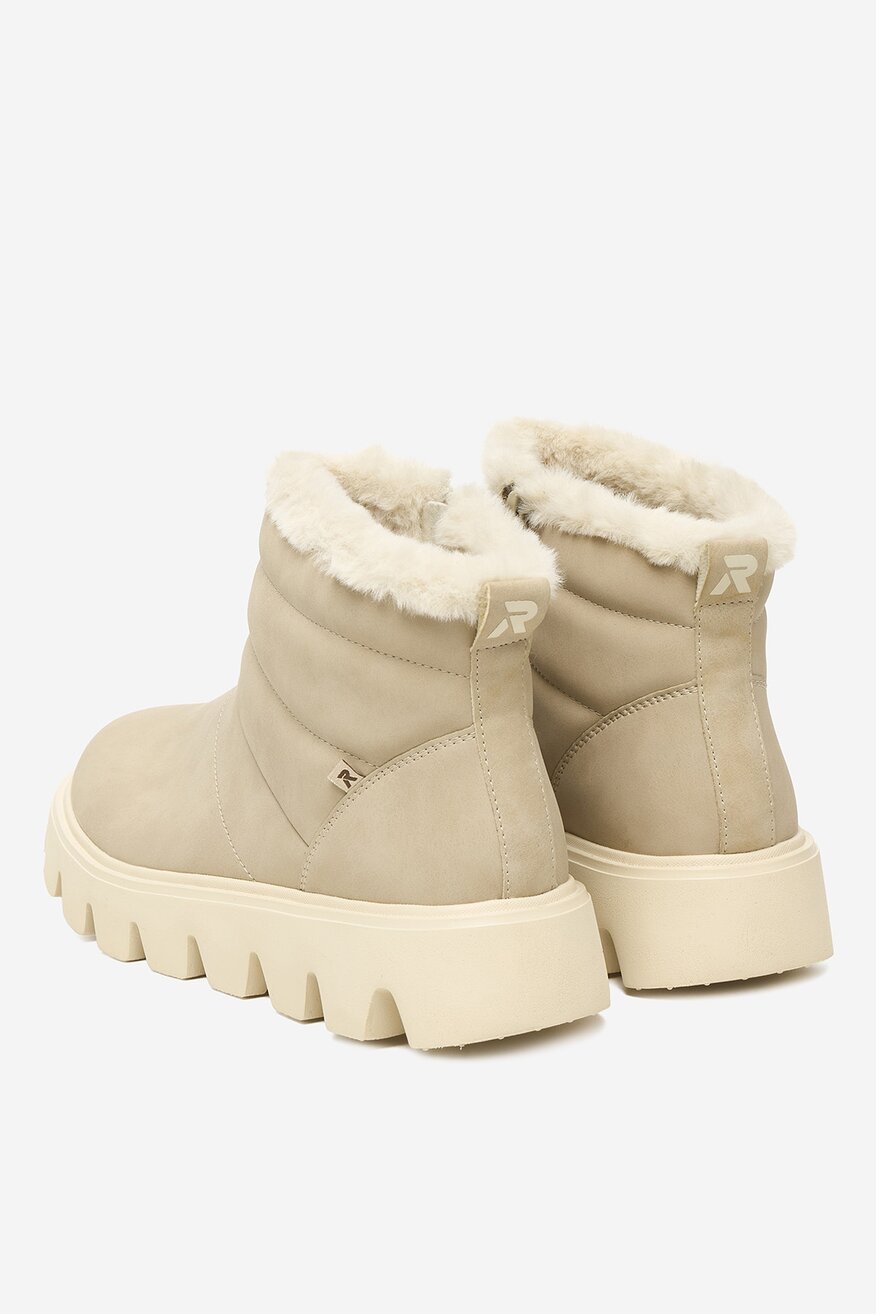 Rieker - Śniegowce skórzane ocieplane - 2230085542036