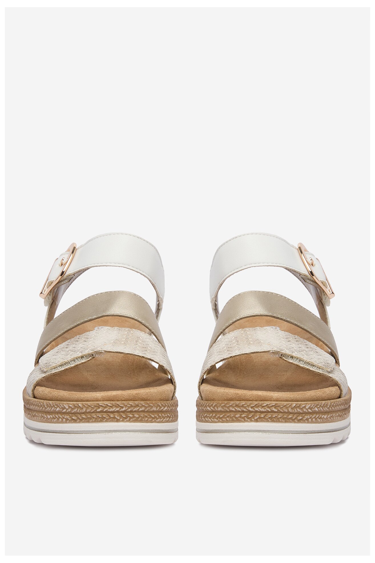 Sandały Remonte CEO-D0Q55-92 Złoty