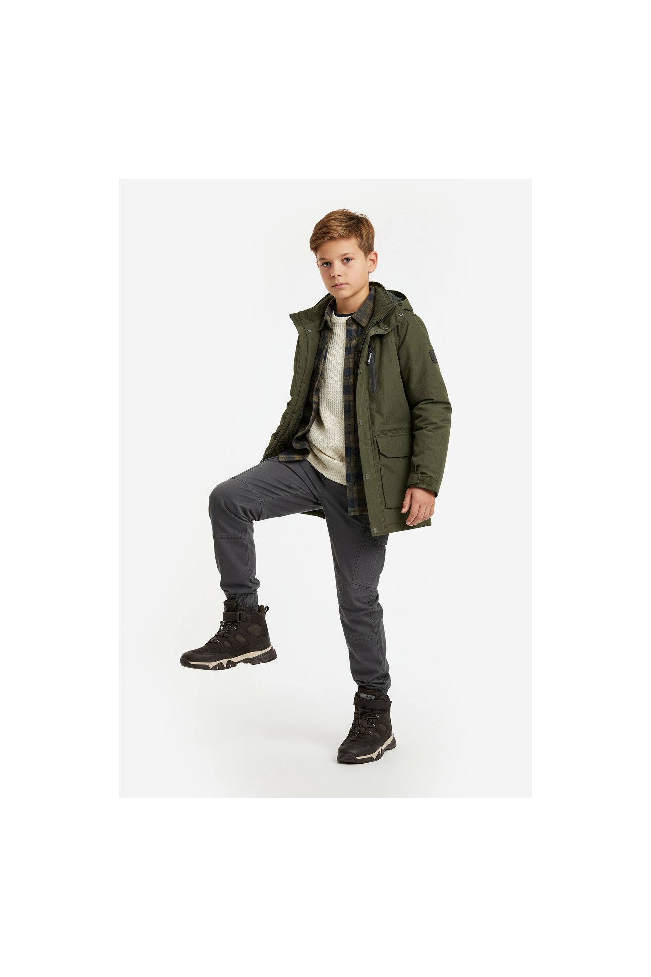 Šněrovací vyšší obuv Lasocki Young CEO-BI12-8387-02(V)CH HNĚDÁ