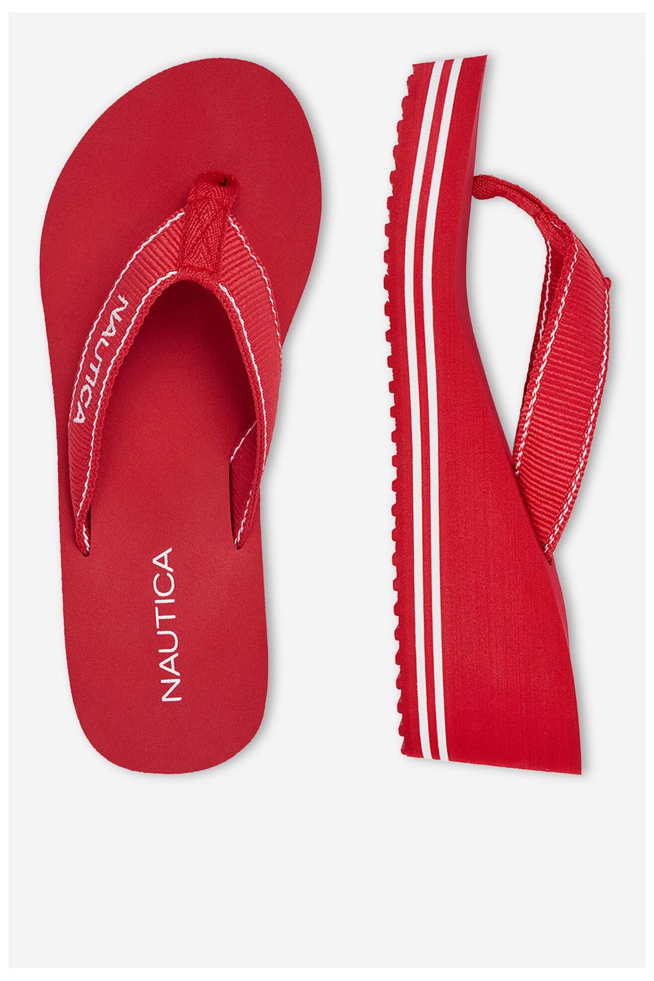 Klapki NAUTICA CEO-808457 Czerwony