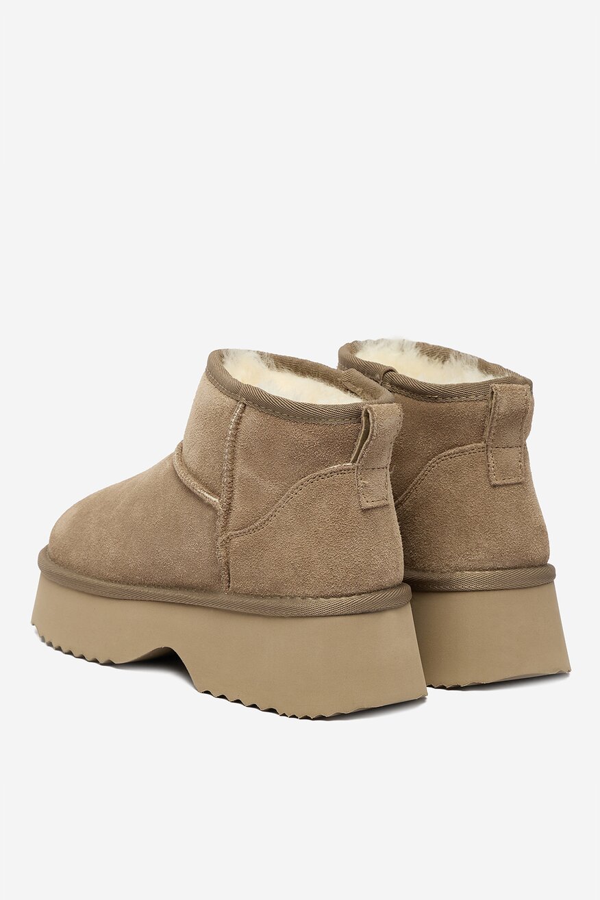 
                Badura - Śniegowce zamszowe ocieplane - 5906751279656