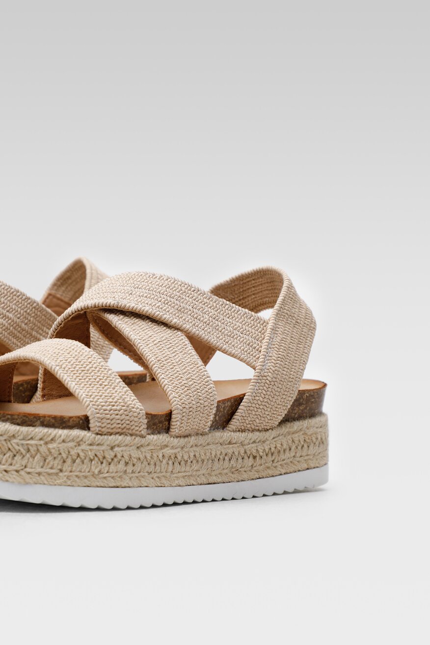 Jenny Fairy - Sandały boho beżowe - 5904248721312