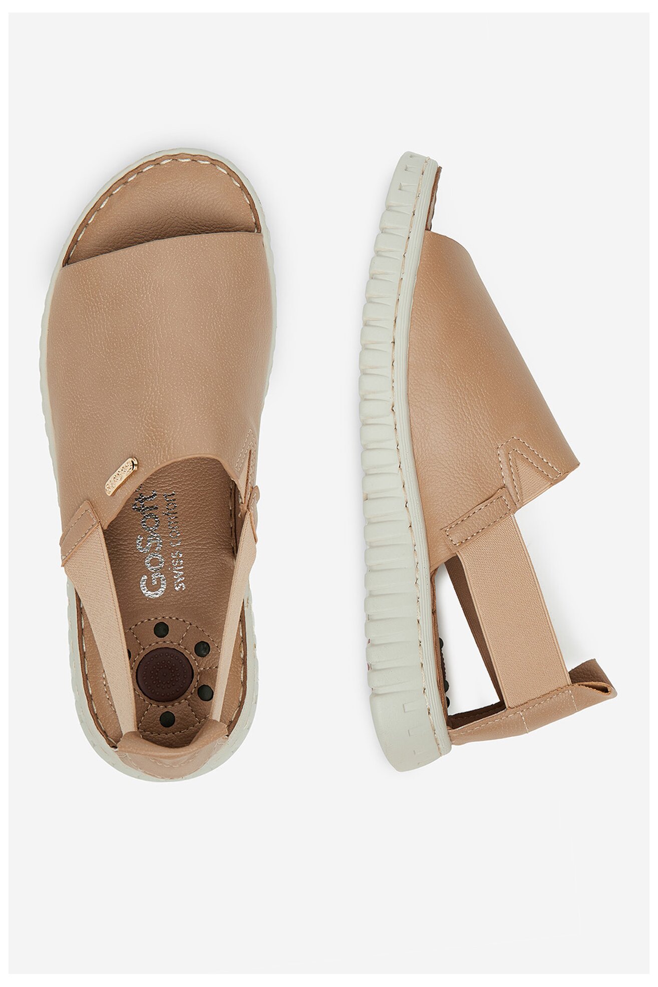 Sandály Go Soft LA319143-6 BÉŽOVÁ