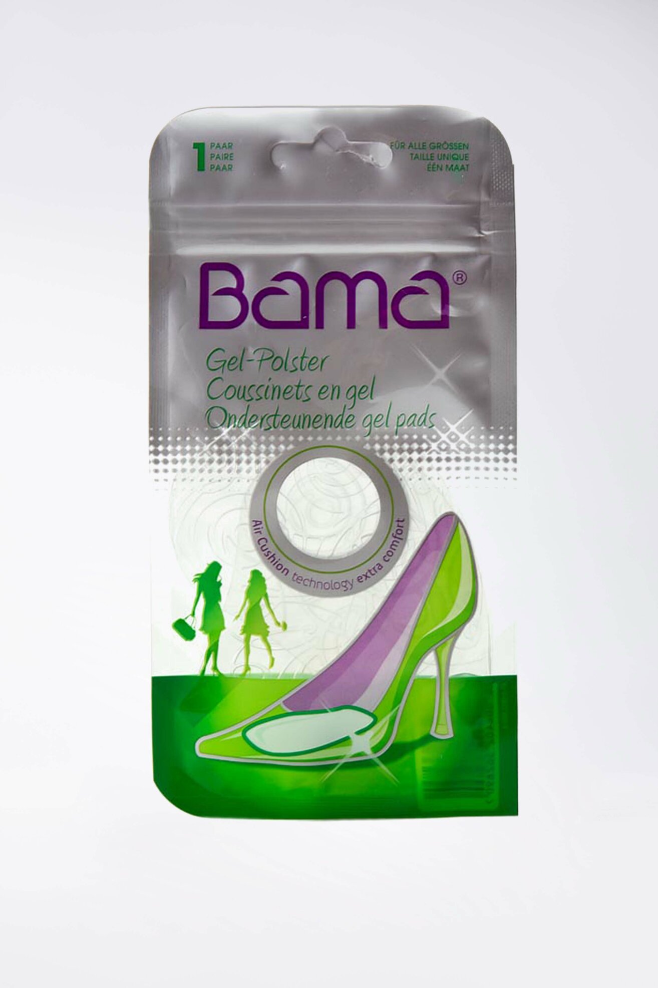 Wkładki do obuwia BAMA PODUSZECZKI ZELOWE (01801) -