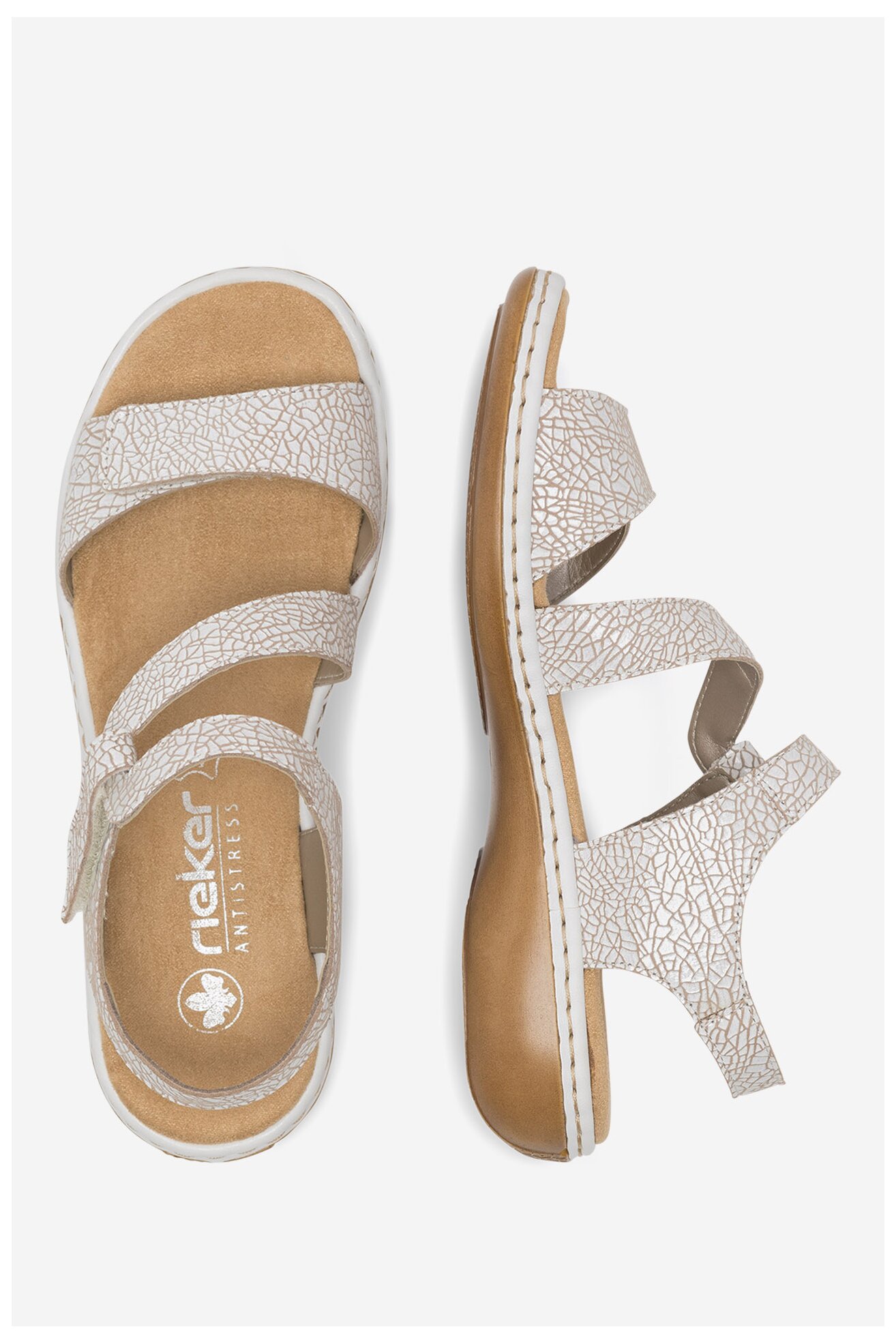 Sandale Rieker 659C7-81 ALB