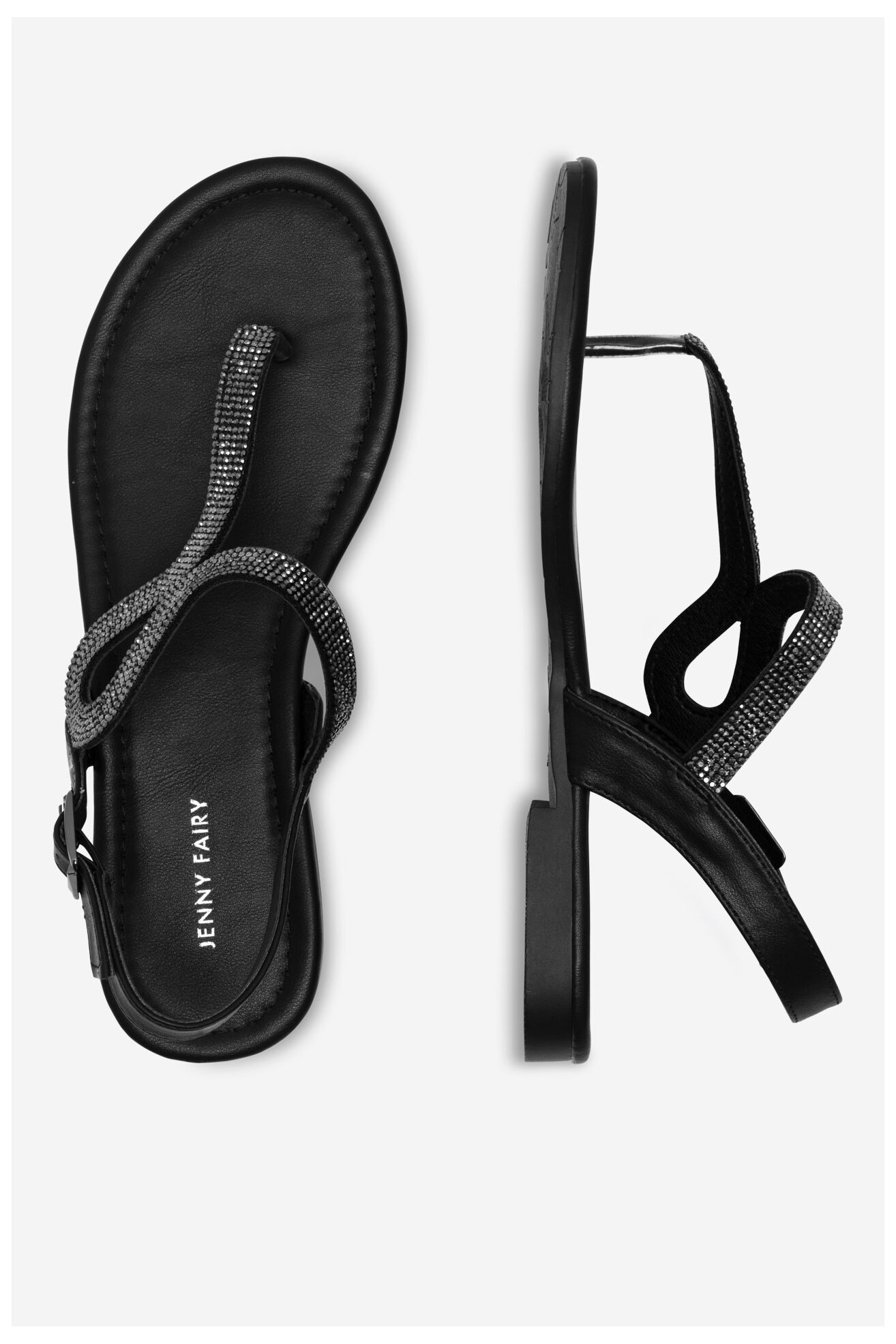 Sandały Jenny Fairy WS2590-100 Czarny