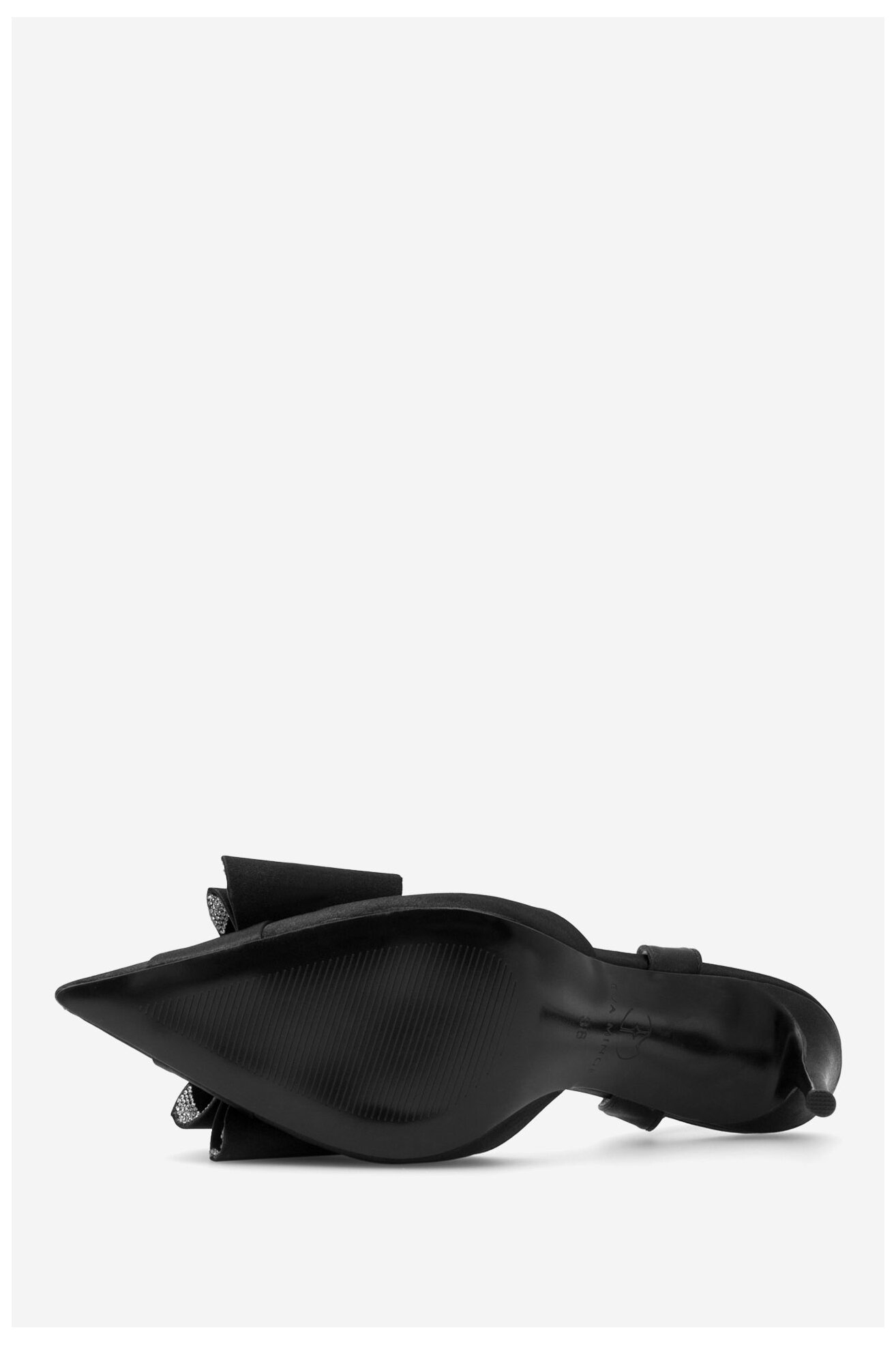 Czółenka EVA MINGE MIA-SLT18267-195 Czarny