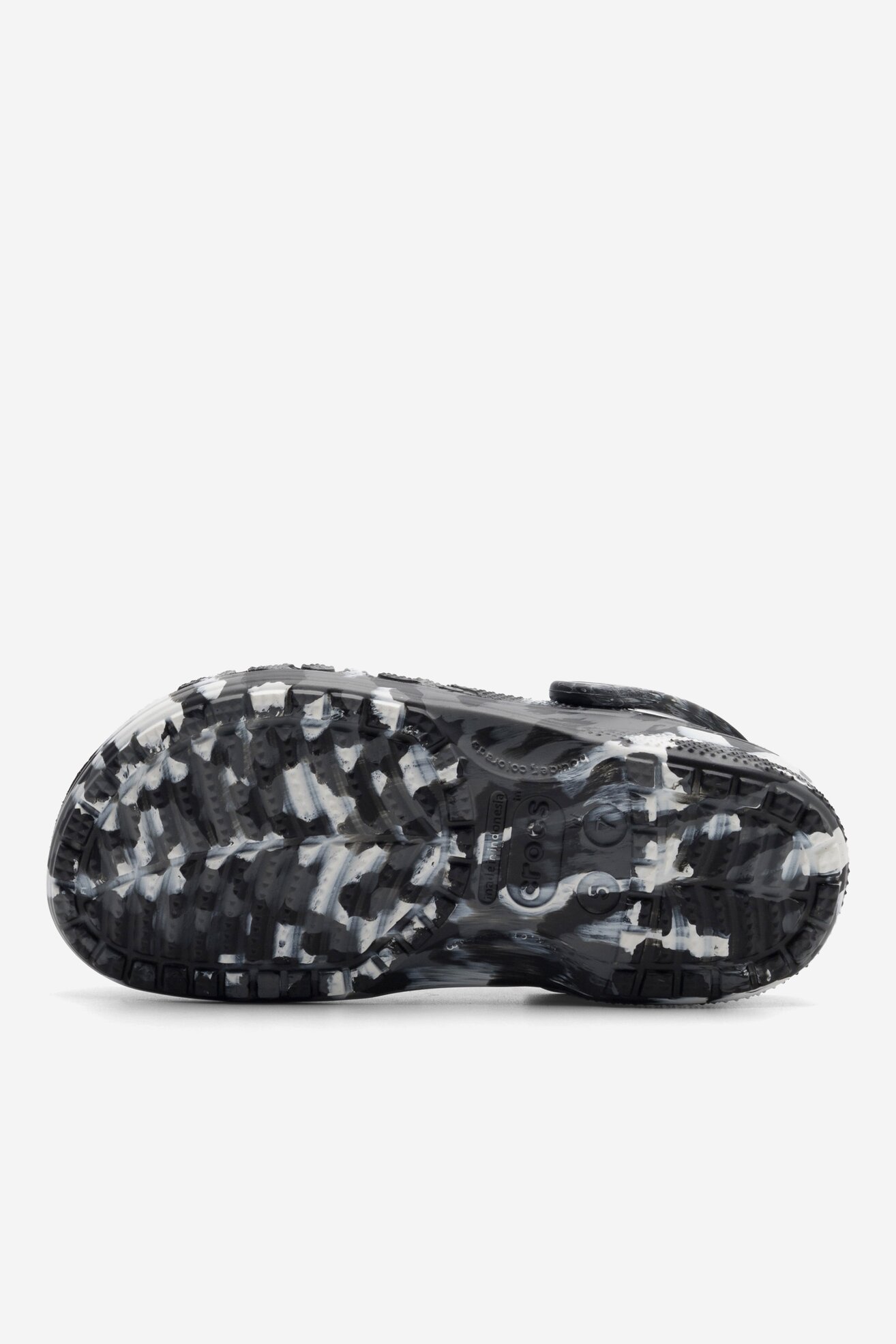 Șlapi pentru bazin Crocs C-BAYA MARBLED CLOG 206935-066 NEGRU