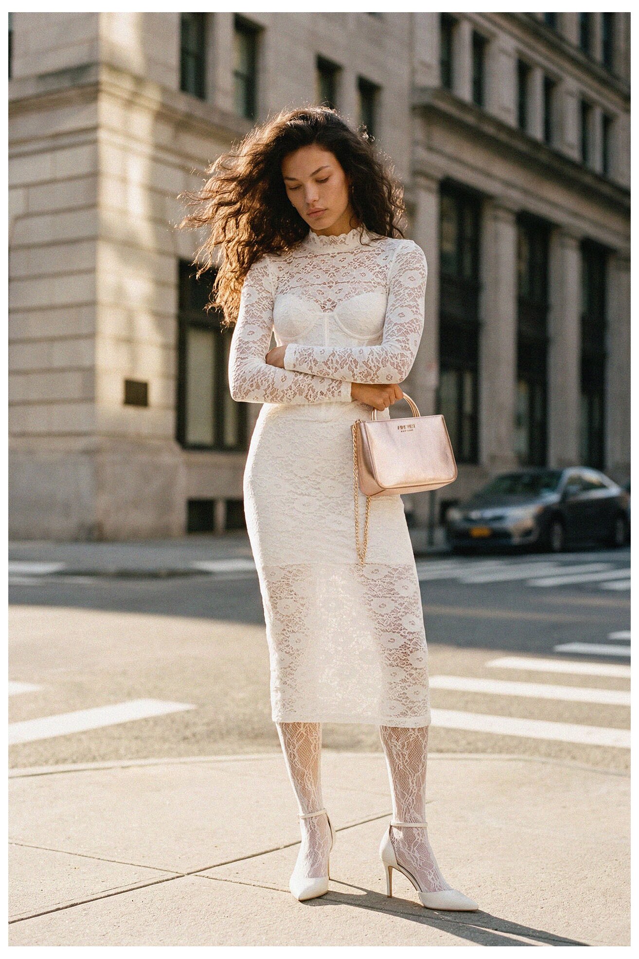 Czółenka NINE WEST CEO-CD23029-18 Biały