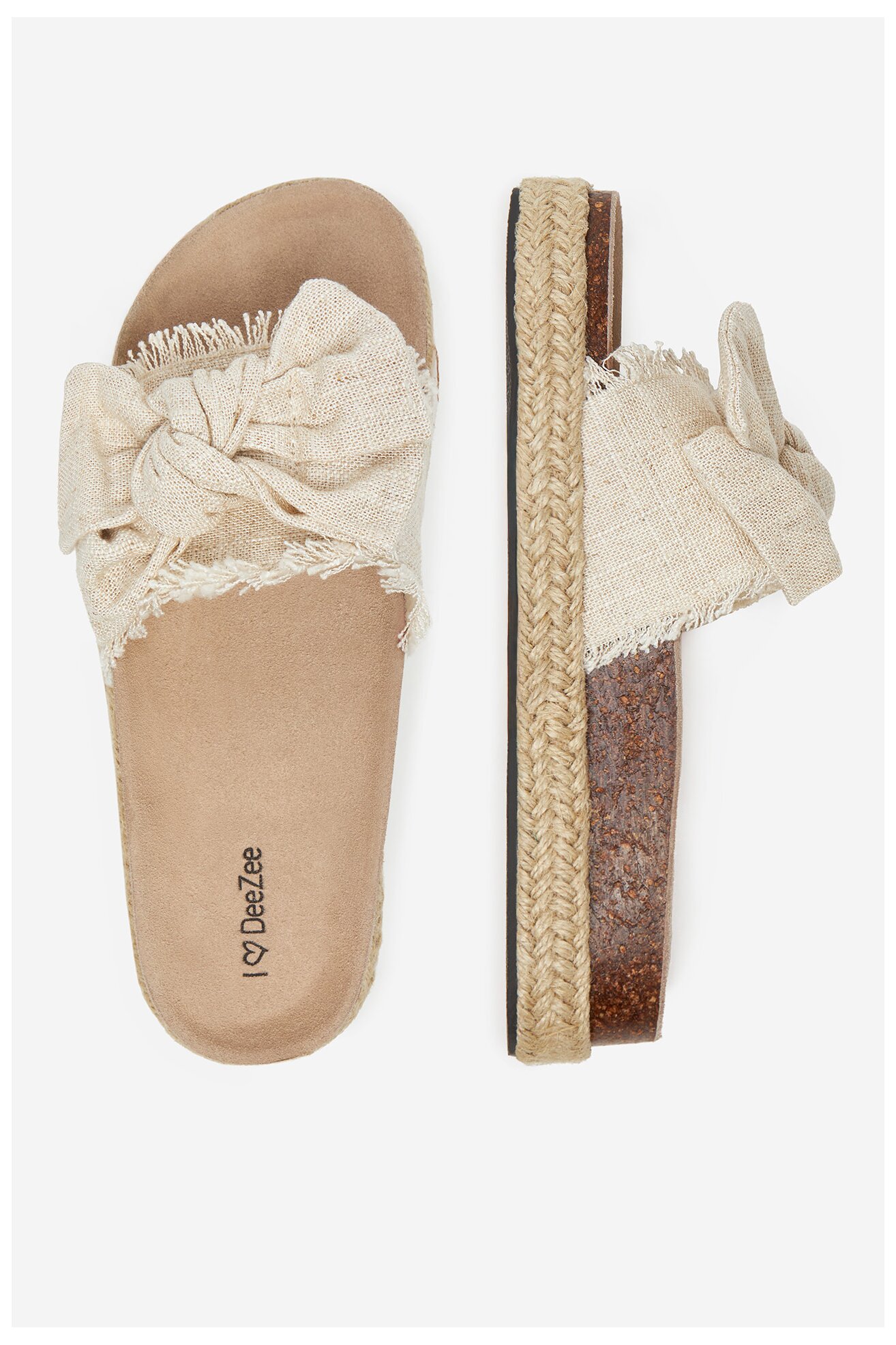 Klapki DeeZee 92529 Beżowy
