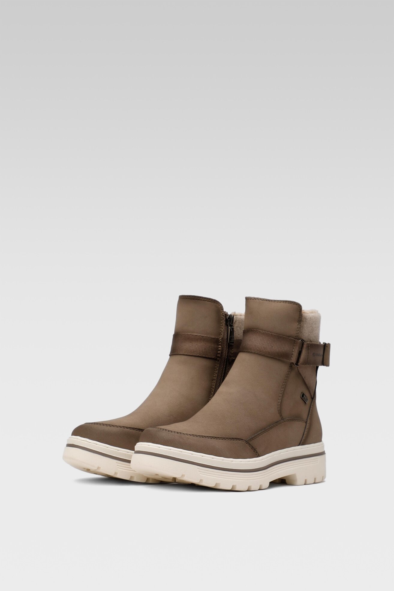 Botki Tom Tailor 4290602 Beżowy ciemny