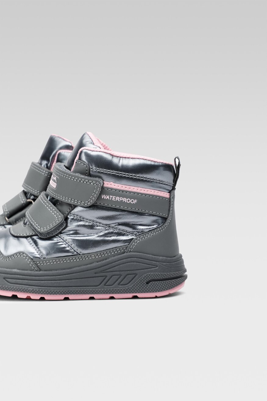 
                SPRANDI EARTH GEAR - Kozaki srebrne - 5904862390161