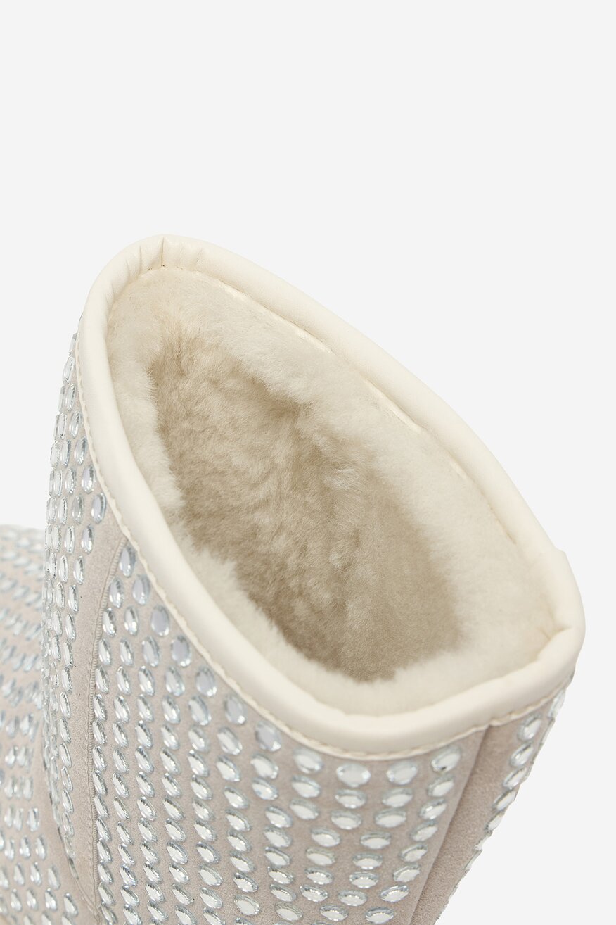 
                EVA MINGE - Śniegowce skórzane ocieplane - 5906751324974