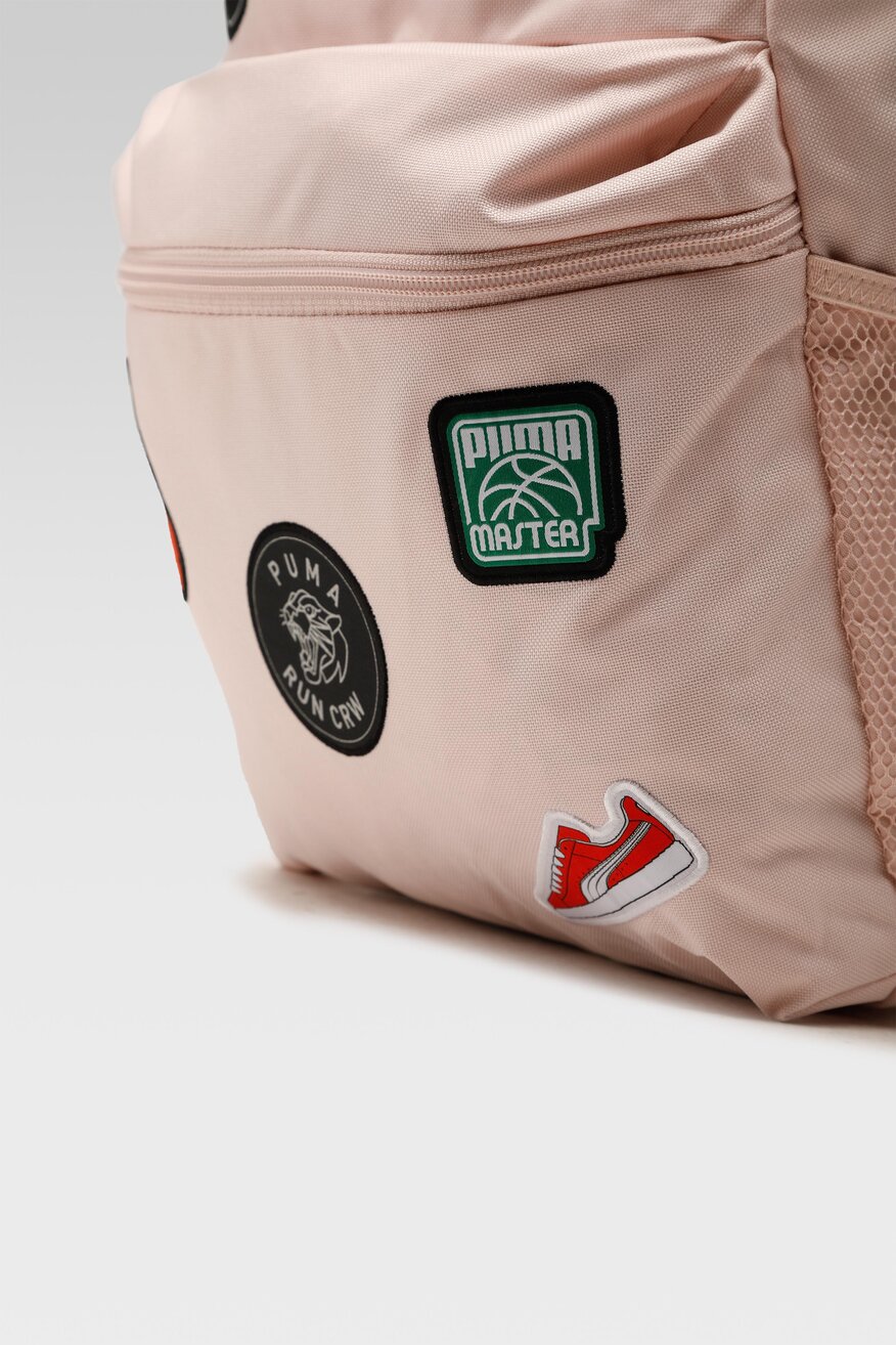 
                Puma - Plecak z naszywkami różowy - 5903698811963
