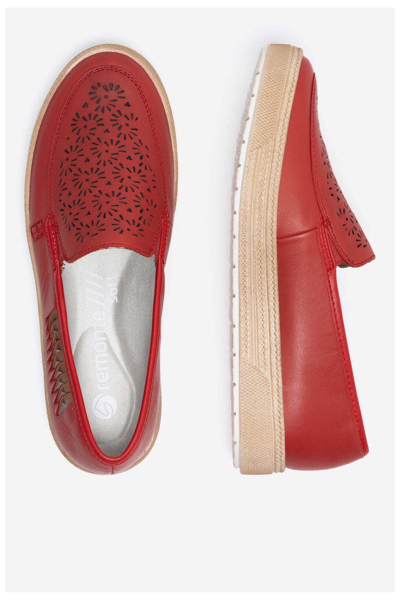 Pantofi casual Remonte D1F06-33 ROŞU