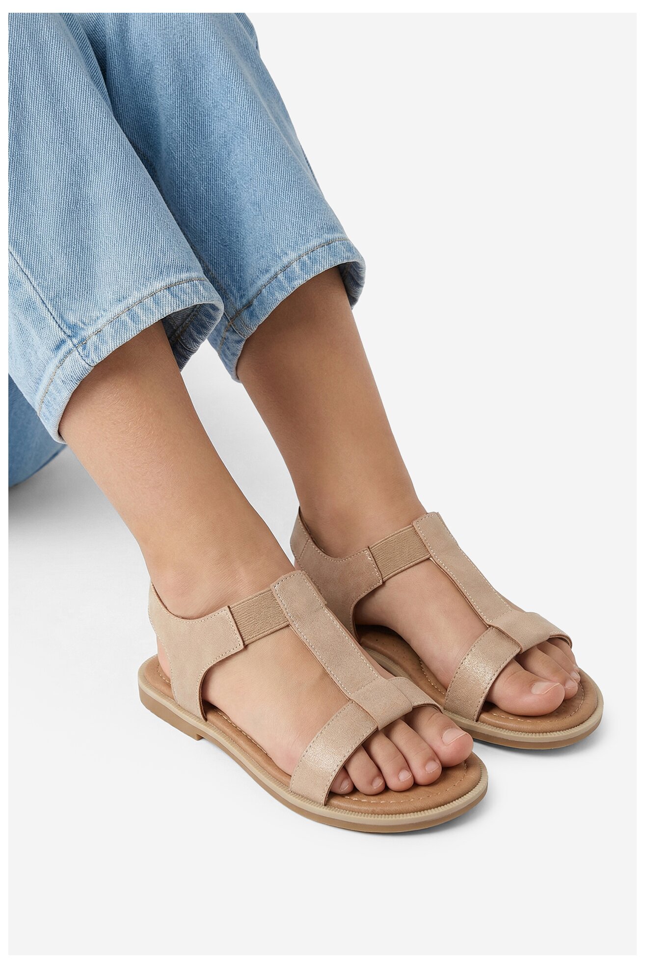 Sandały DeeZee CEO-CS166-3A Beżowy