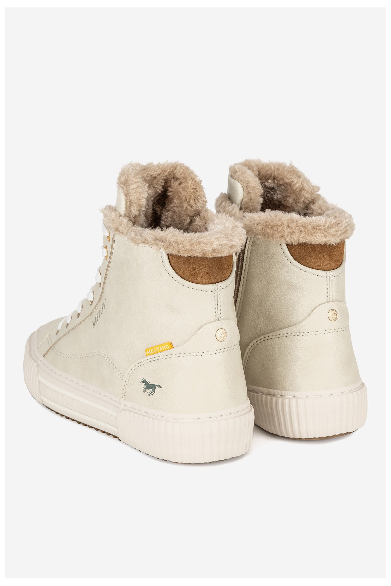 Trzewiki Mustang 1442-601 Biały