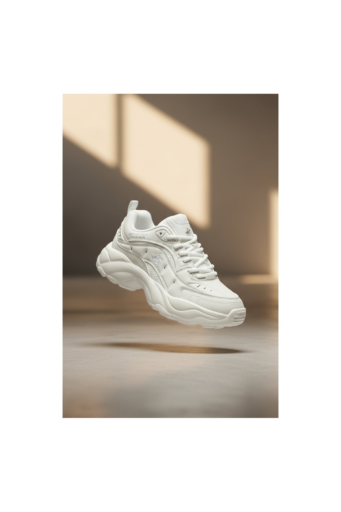 Sneakerși Beverly Hills Polo Club CEO-V12-1099 ALB