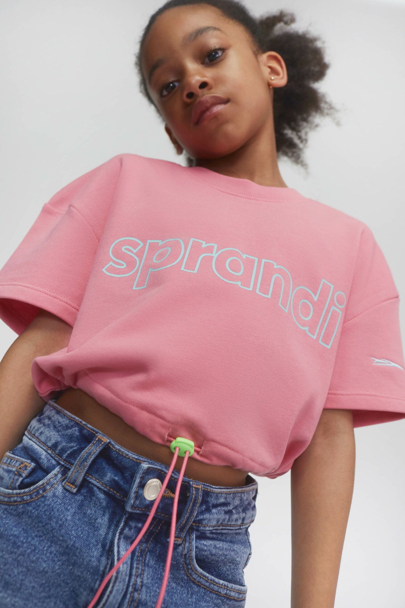 T-shirt Sprandi SS21-TSG001 Różowy