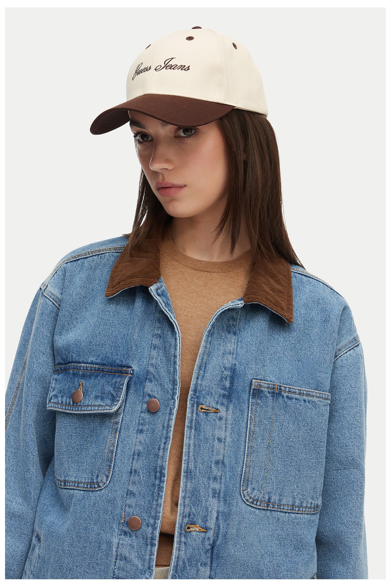 Kačket GUESS JEANS CEO-GJ-U3-001-SS26 СВЕТЛИ БЕЖ