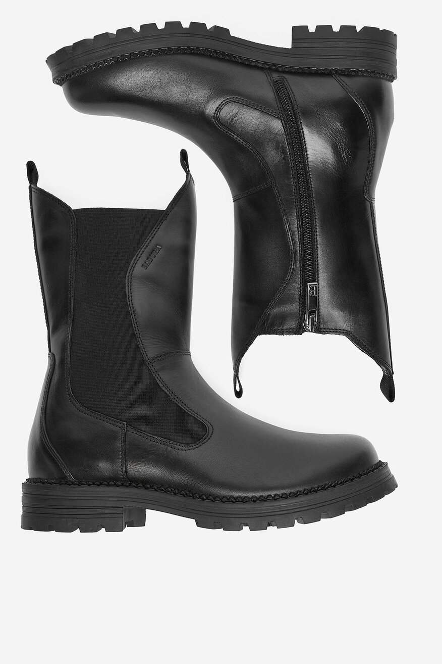 
                Badura - Kozaki skórzane - 5906751340639