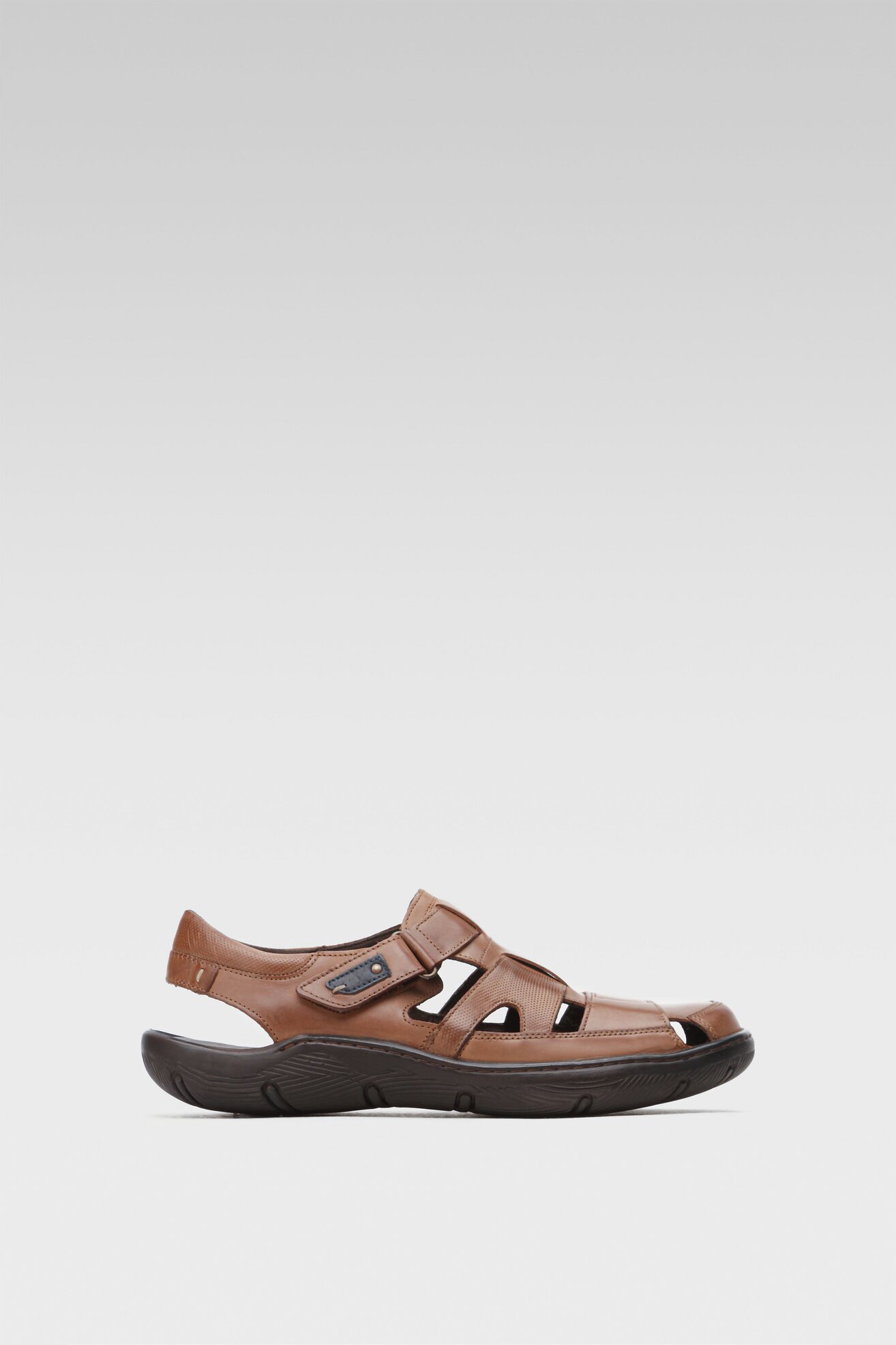 Sandały Cesare Cave MI07-448-832-14 Brązowy