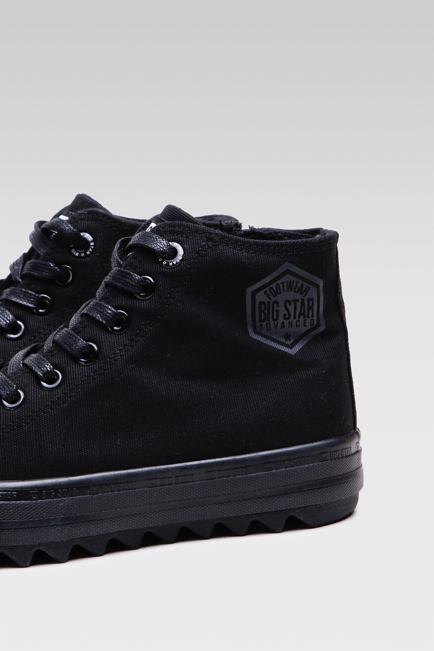 
                Big Star - Trampki czarne sznurowane - 5904248205737