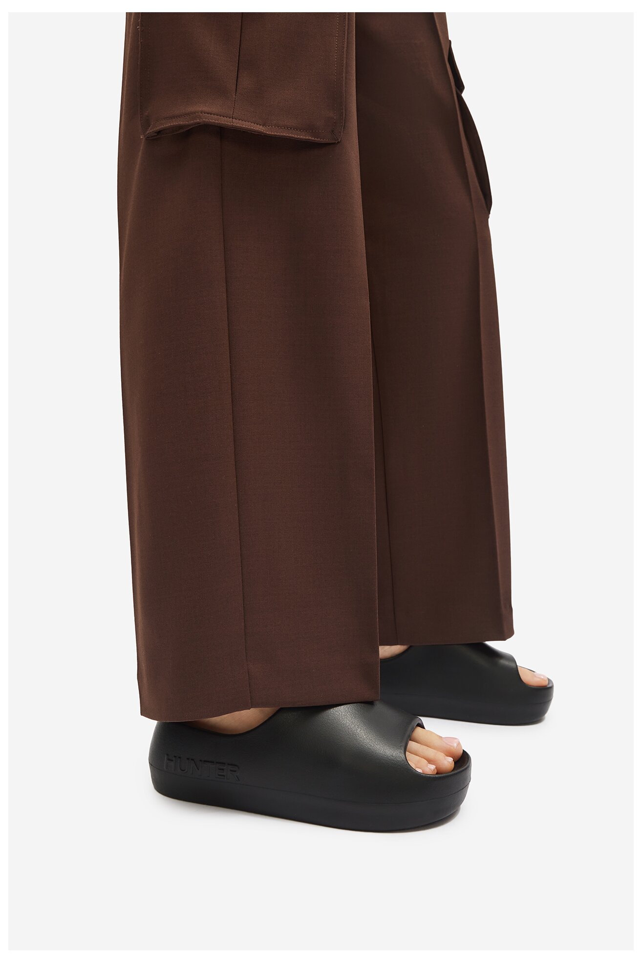 Klapki basenowe HUNTER S55796 Czarny