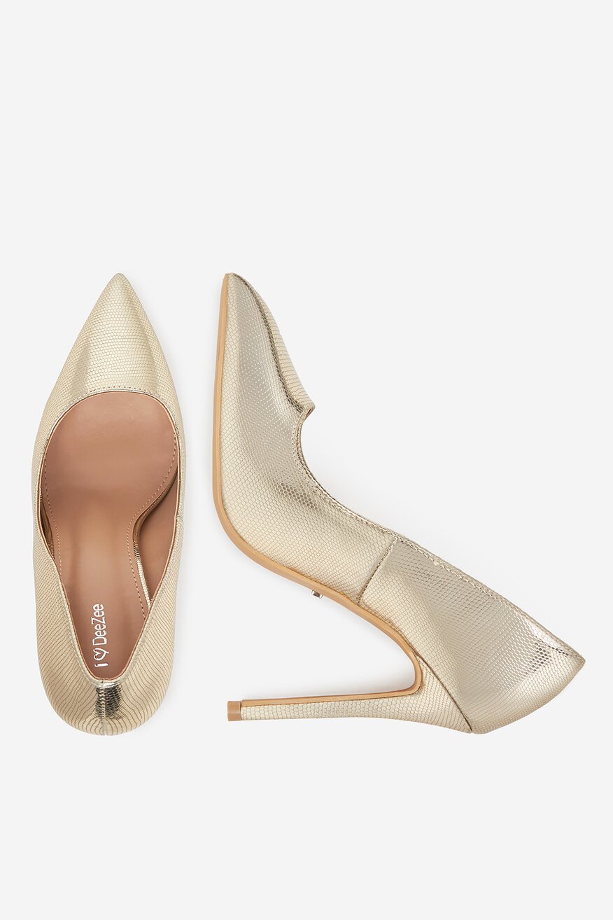 
                Pantofi cu toc DeeZee AURIU - 5906751111468