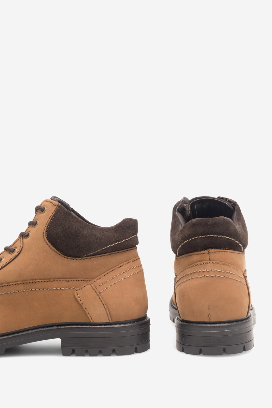 Lasocki - Trzewiki skórzane ocieplane - 5905588068266