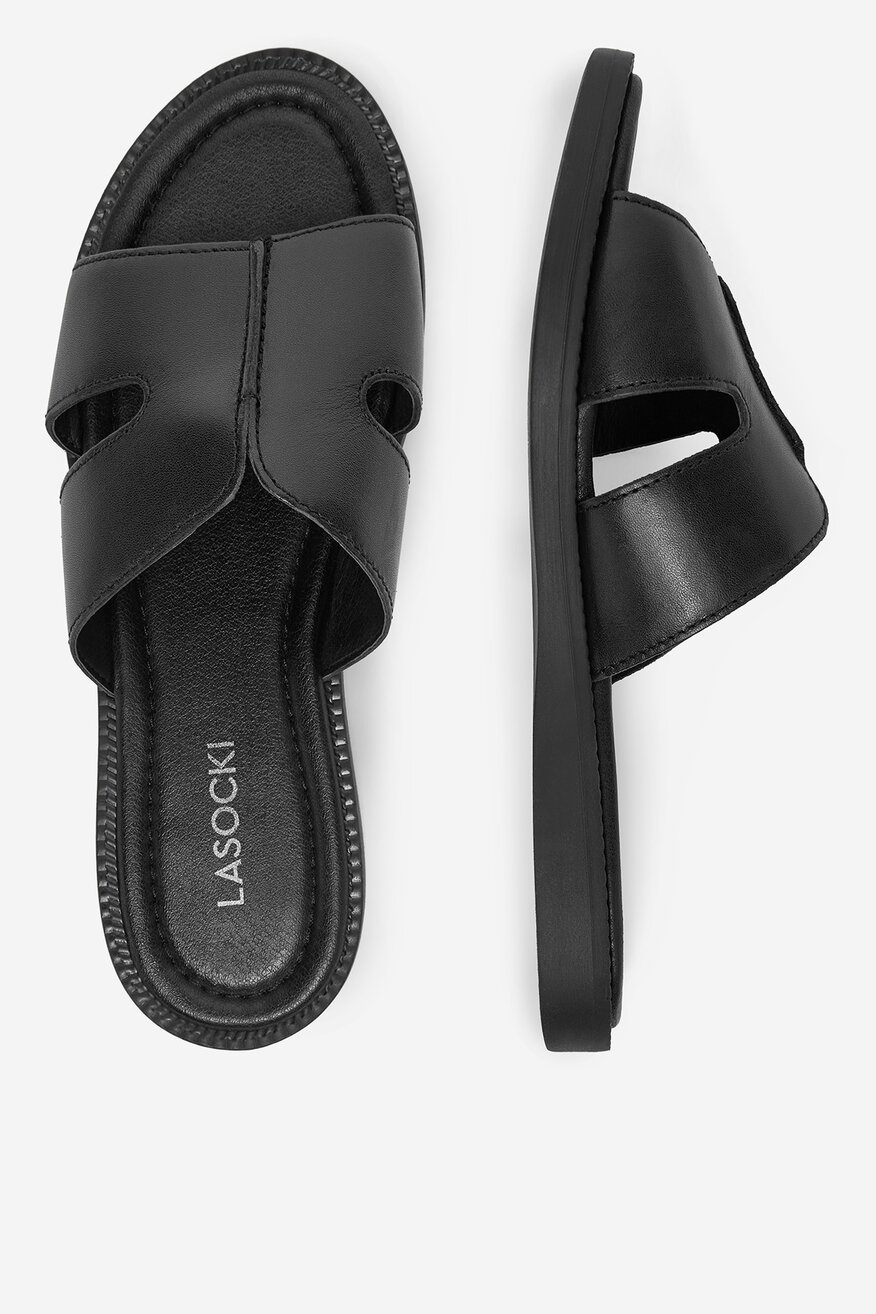 Lasocki - Klapki skórzane - 5903698763682