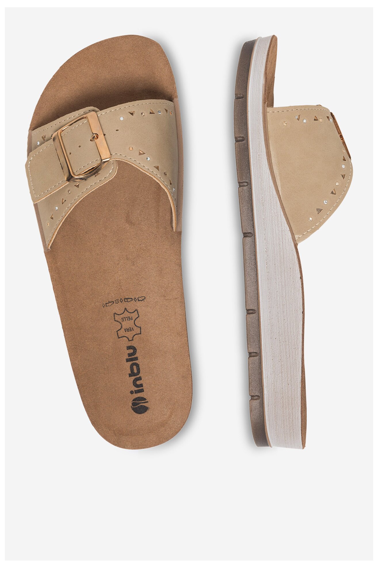 Klapki Inblu CP000047 Camel