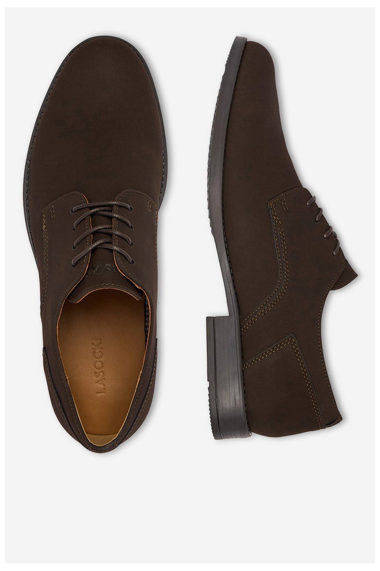 Półbuty Lasocki CEO-NORWAY-68N MBS Brązowy