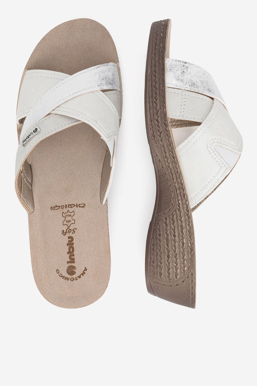 Inblu - Klapki na koturnie - 5905588535621