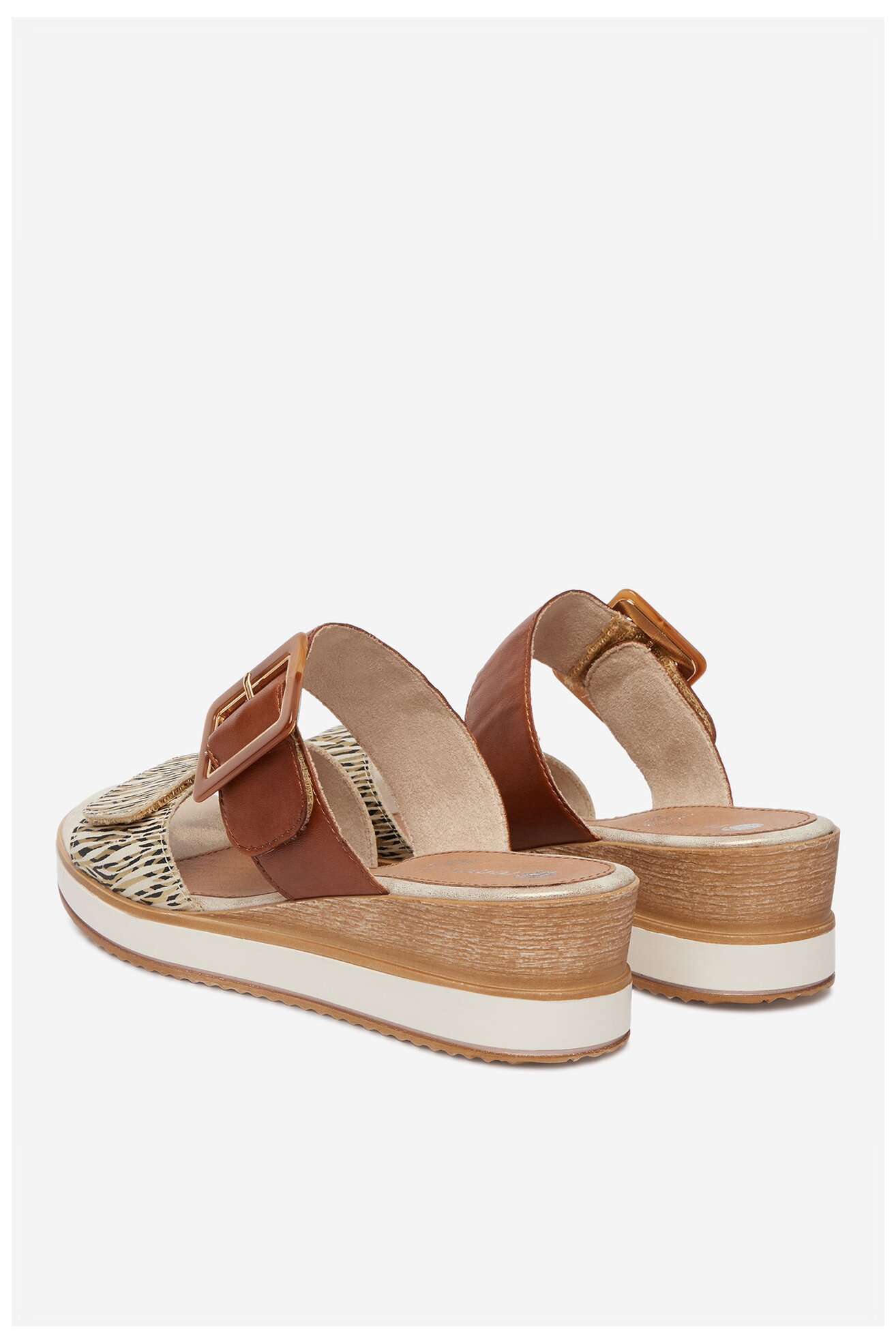 Klapki Remonte CEO-D6463-24 Brązowy