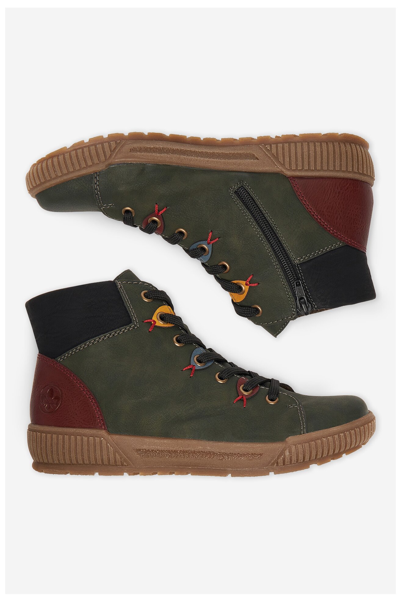 Trzewiki Rieker N0711-54 Zielony