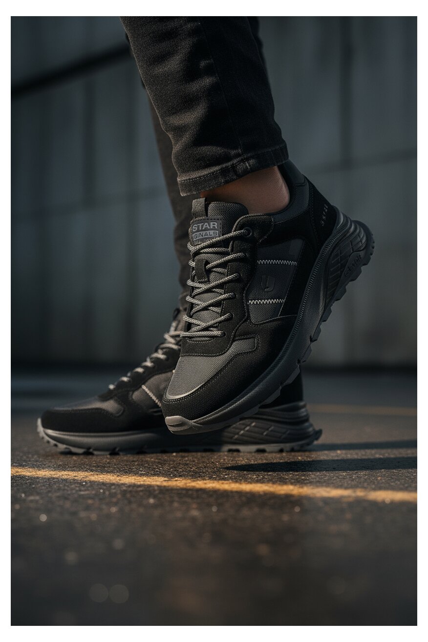 Sneakerși G-STAR RAW NEGRU - 5906751364079